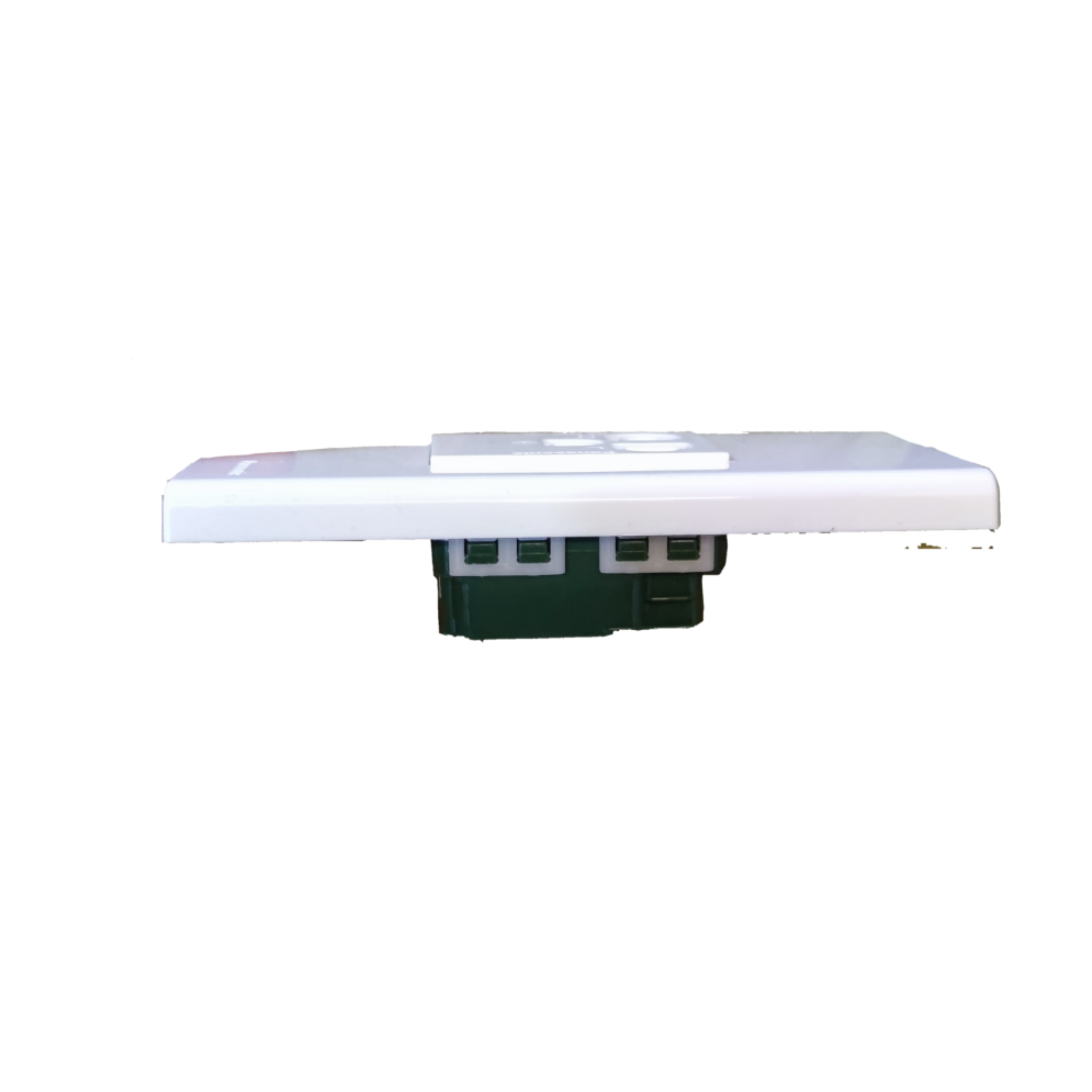 Panasonic white wall plate with 250V quick connect electrical socket module showing quick connect terminals