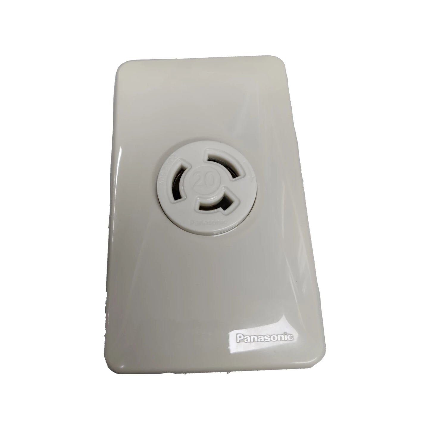 Panasonic 20A Twist Lock Outlet with Plate Cover 2P+E (3P) 250V (ML-3) WF2320 and WNF6253W-8, Twistlock Outlet with Plate Cover