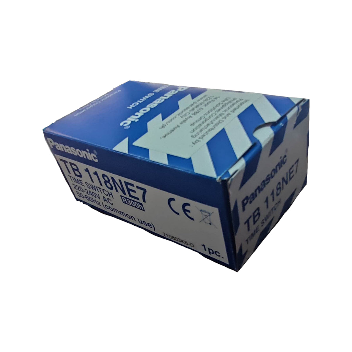 Panasonic TB118NE7 switch packaging on a white background