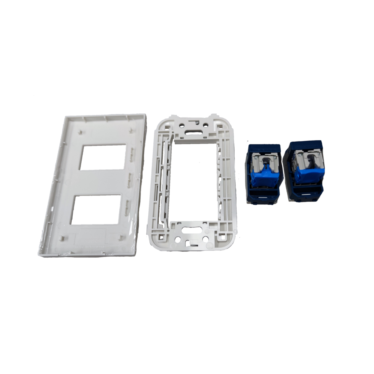 Panasonic 2 Gang Data Outlet CAT6 with Plate WEG24886