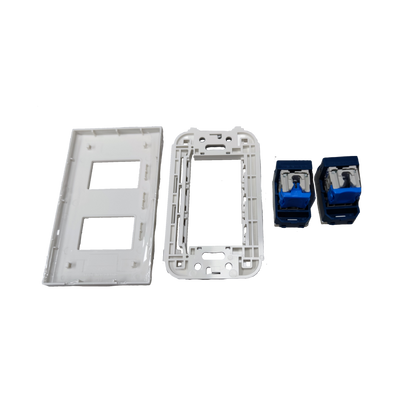 Panasonic 2 Gang Data Outlet CAT6 with Plate WEG24886