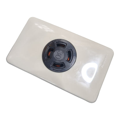 Panasonic 30A Twist Lock Outlet with Plate 3P+E (4P) 250V (NEMA L6) Twistlock Outlet WF2430/WNF6254W-8 Black Electx Electrical Supply