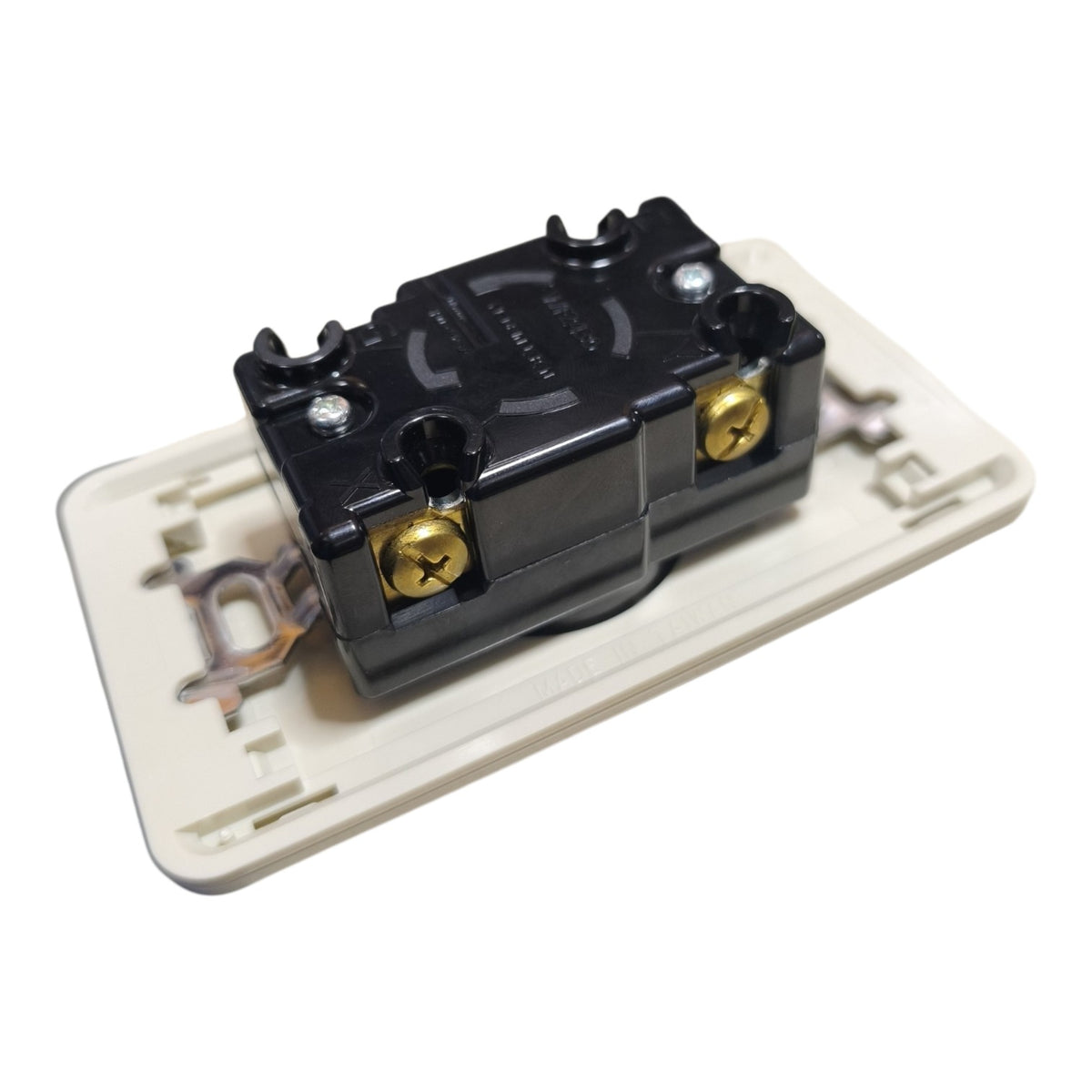 Panasonic 30A Twist Lock Outlet with Plate 3P+E (4P) 250V (NEMA L6) Twistlock Outlet WF2430/WNF6254W-8 Black Electx Electrical Supply