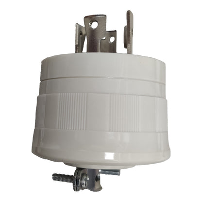 Panasonic 30A Twist Lock Plug 3P+E (4P) 250V Twistlock (NEMA L6) White WF6430 Electx Electrical Supply