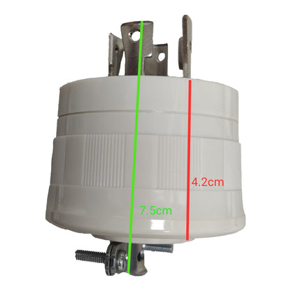 Panasonic 30A Twist Lock Plug 3P+E (4P) 250V Twistlock (NEMA L6) White WF6430 Electx Electrical Supply