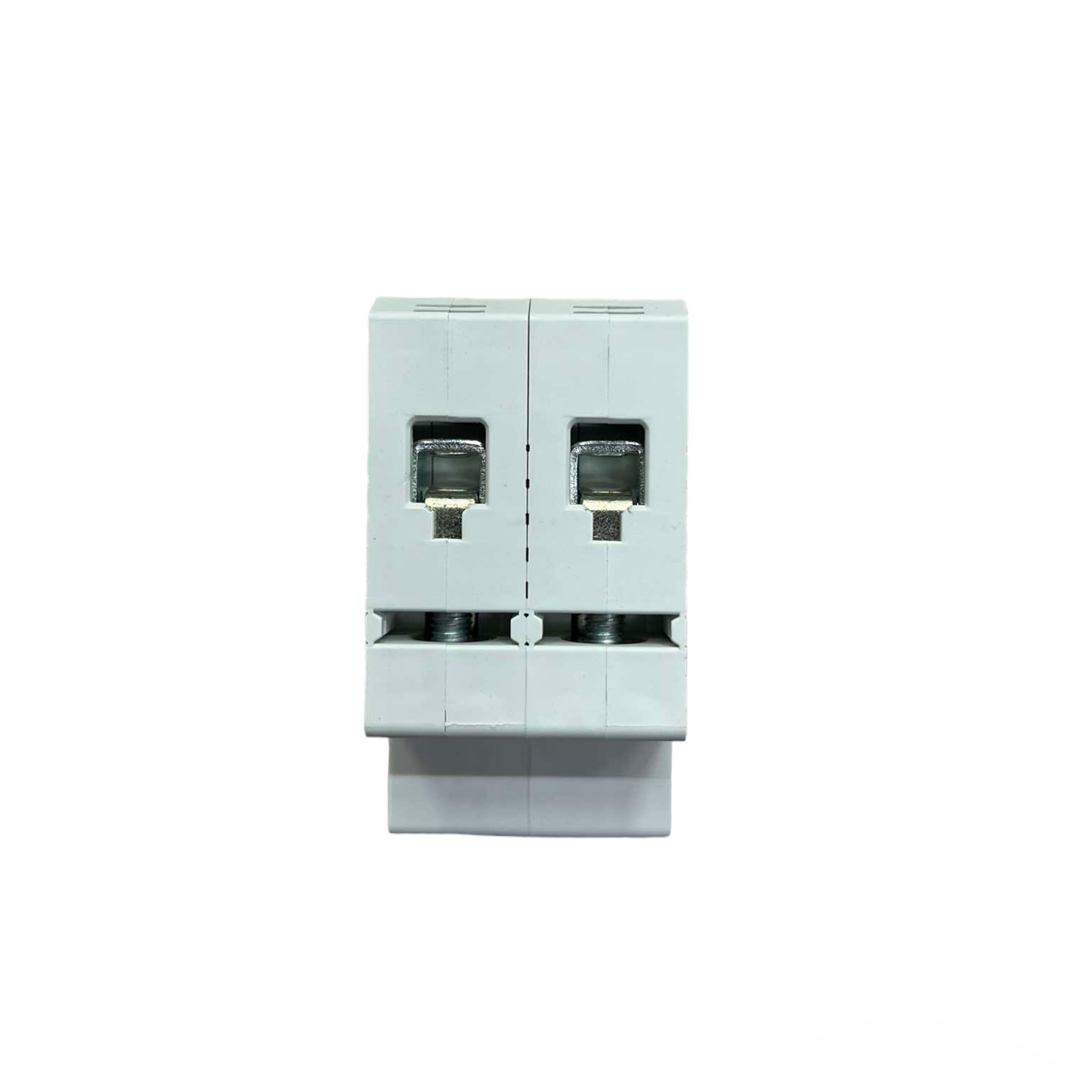Electrical panel on a white background