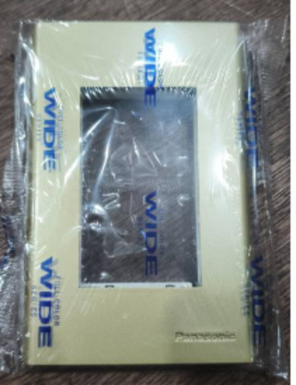 Panasonic 3 Gang Plate Cover Refina Wide Series Metallic Gold WEG6803MY-1