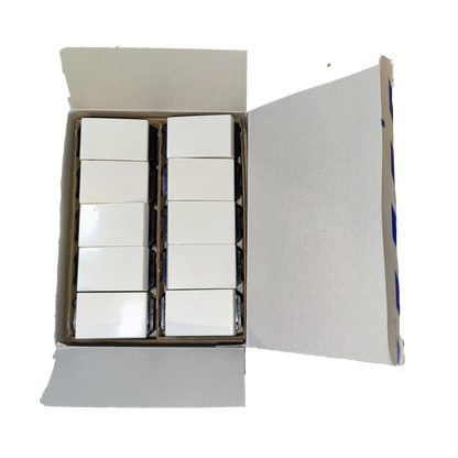 Panasonic 3 Way Switch Wide Series WEG5002K-5 white switches neatly arranged in an open box
