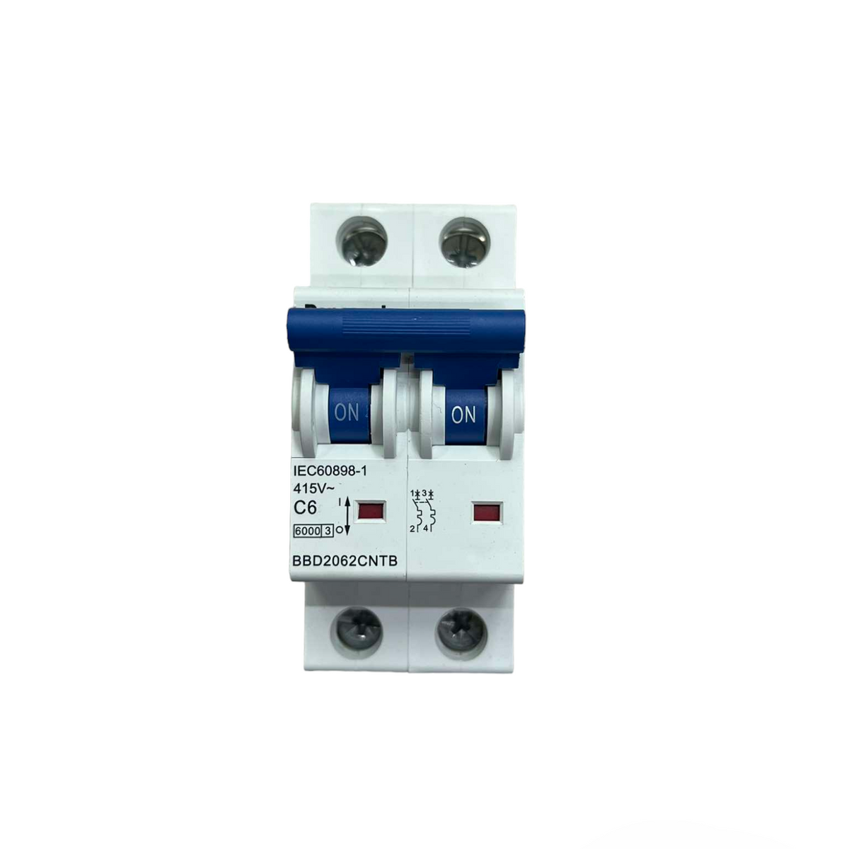 Panasonic 2 pole 220V MCB with indicator, designed for reliable electrical circuit protection