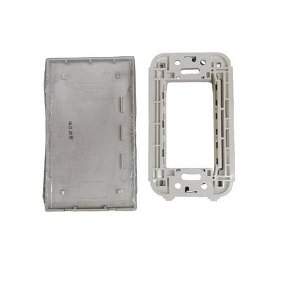 Panasonic Blank Cover Plate Wide Series Metallic Gray WEG6891MH-1  back view I