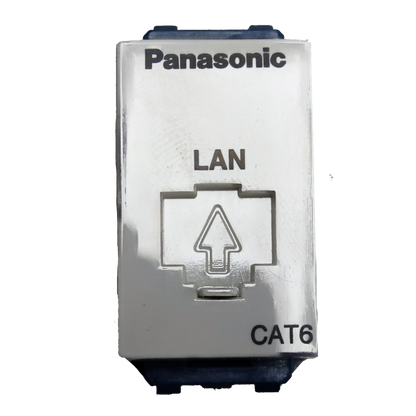 Panasonic CAT6 Data Outlet LAN electrical circuitry component for network connectivity