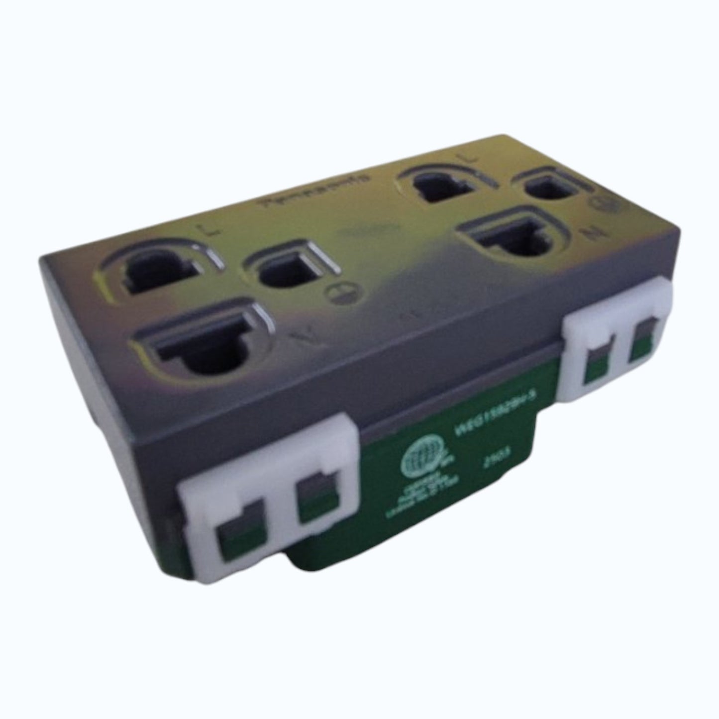 Panasonic Duplex Universal Outlet with Ground Gray WEG15929H-5 16A 250V