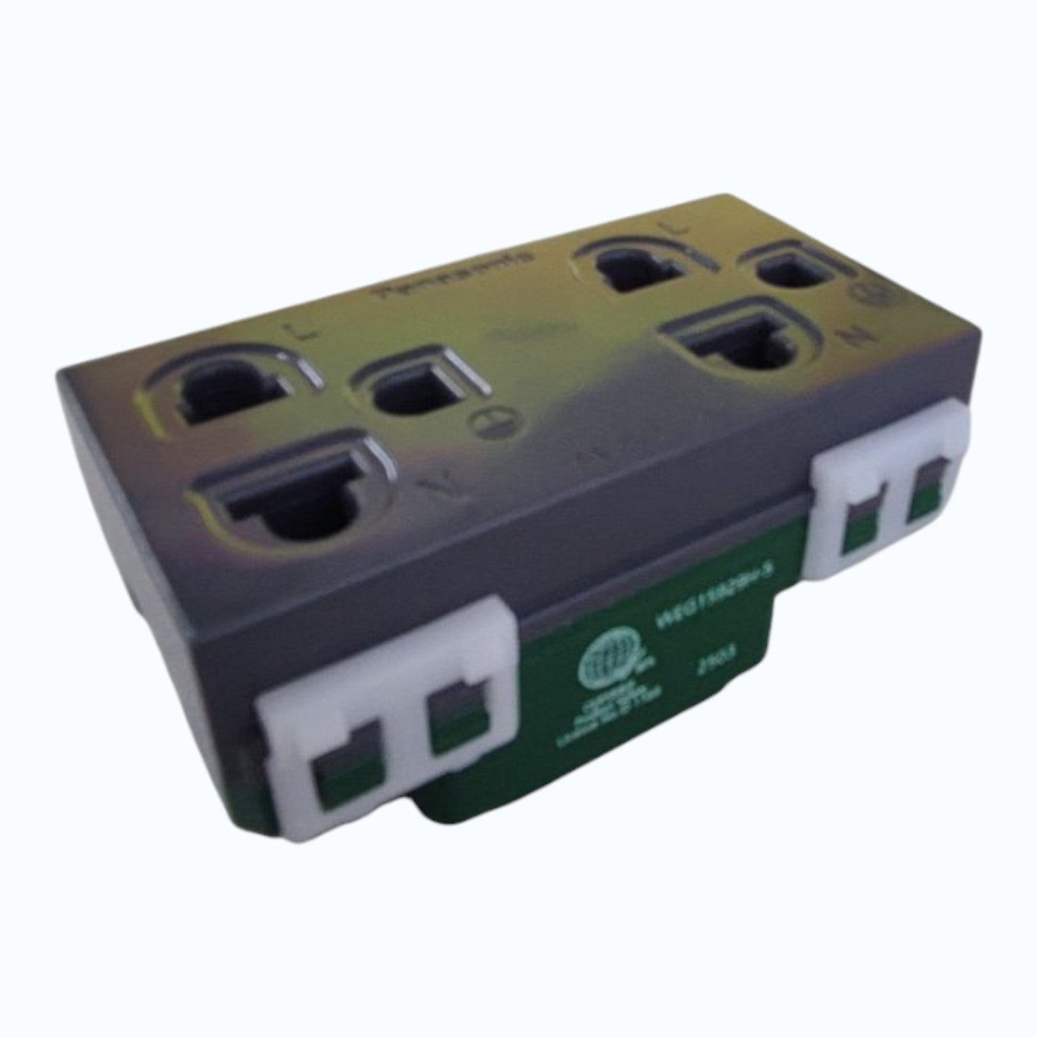 Panasonic Duplex Universal Outlet with Ground Gray WEG15929H-5 16A 250V