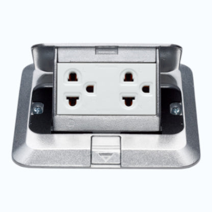 Panasonic Pop up Floor Outlet Duplex 16A 250V, Grounding Duplex Universal with Outlet Box and Box Protector