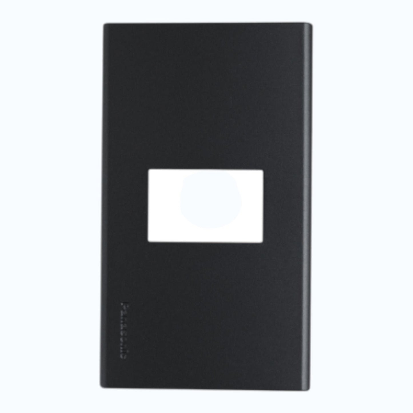 Panasonic Refina Series 1-Gang Plate 1-Device  A-Type Metallic Black