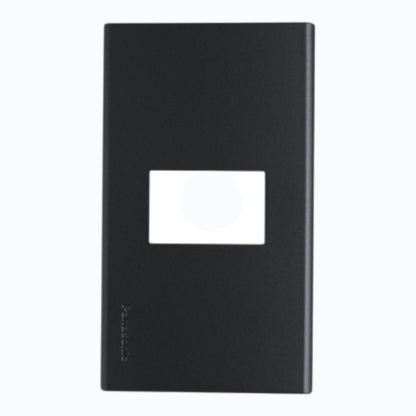 Panasonic Refina Series 1-Gang Plate 1-Device  A-Type Metallic Black