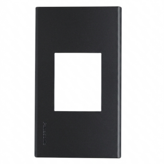 Panasonic Refina Series 1-Gang Plate Center Device  A-Type Metallic Black