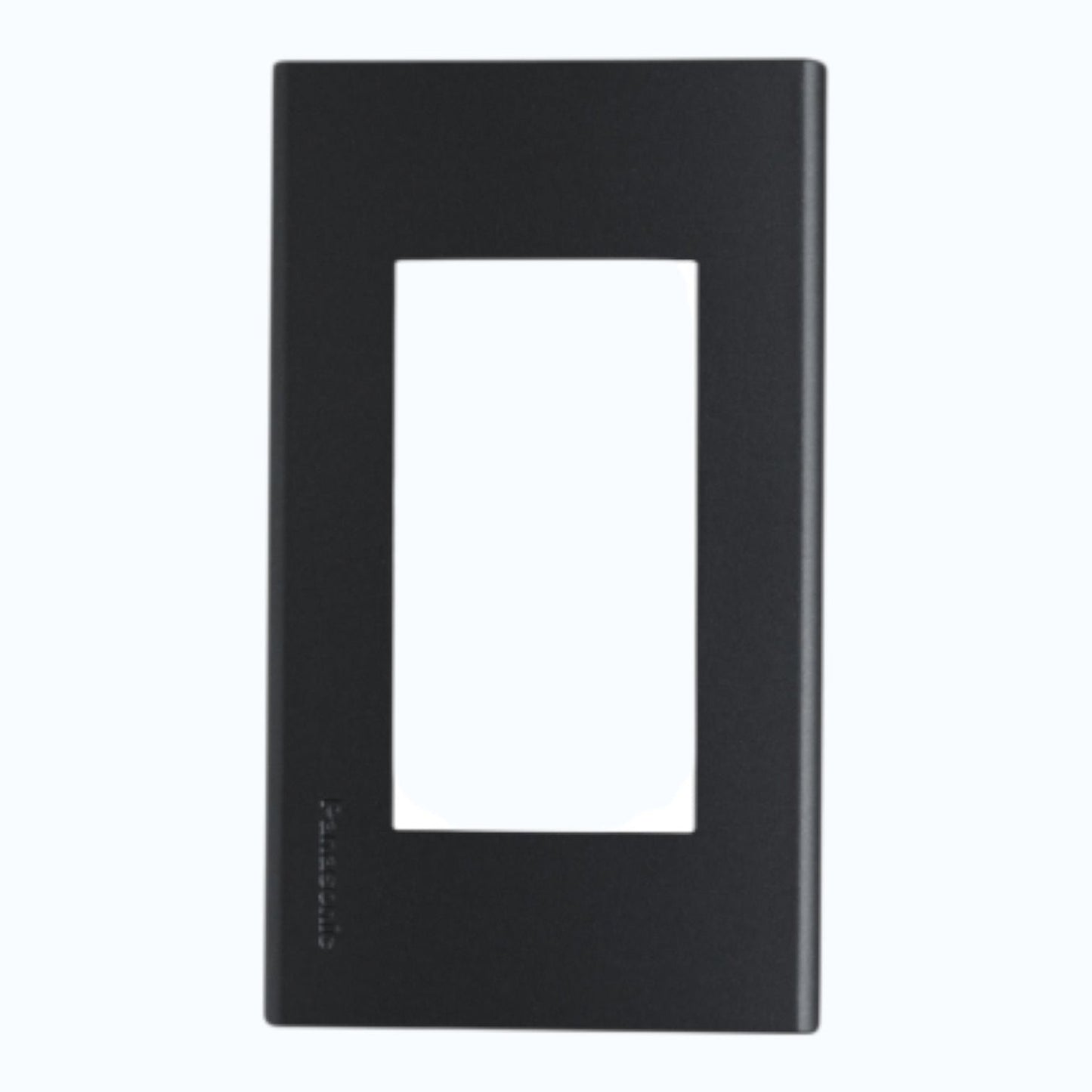 Panasonic Refina Series 3-Gang Plate Cover 3-Device  A-Type Metallic Black