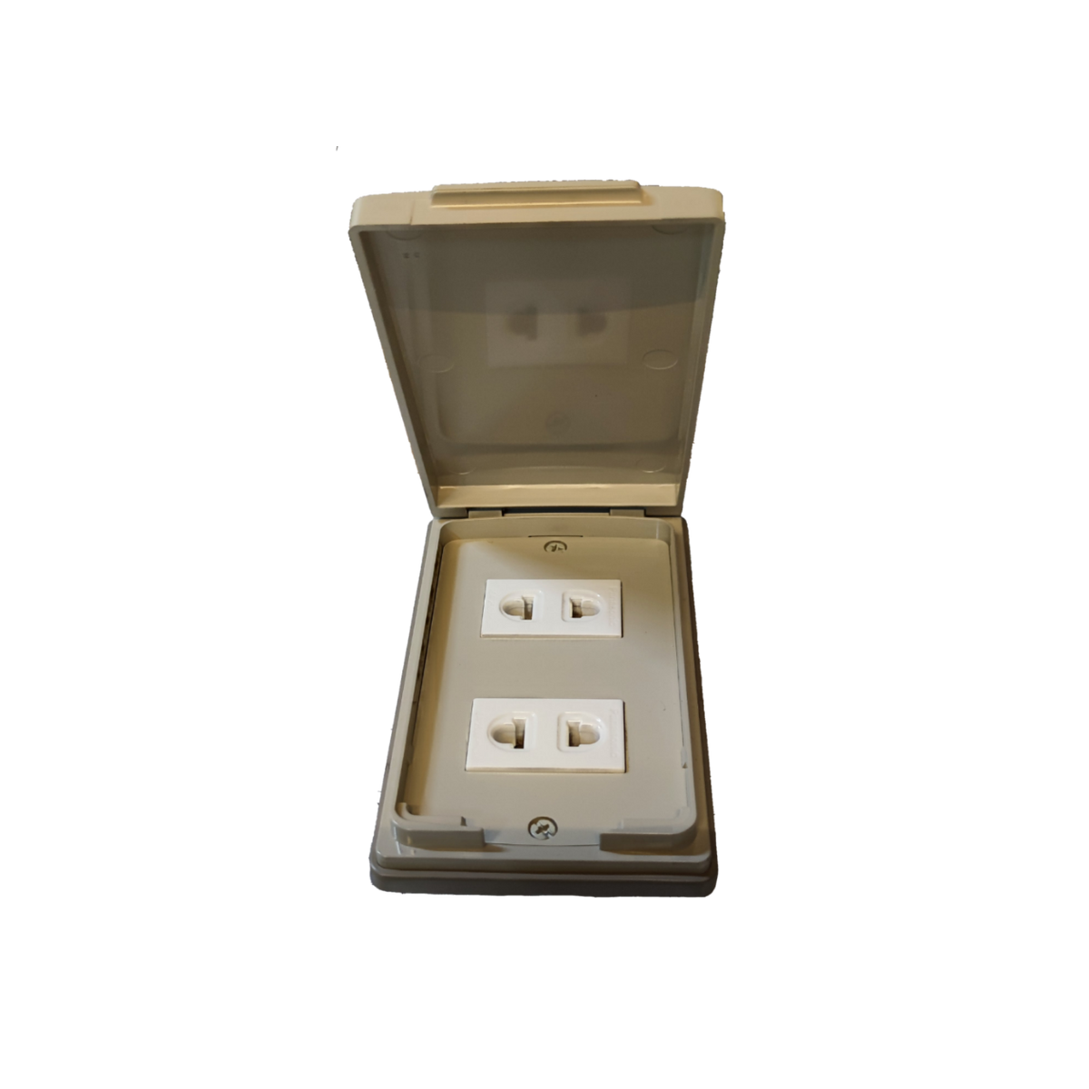 Panasonic 2 Gang Weatherproof Outlet 16A 250V with Cover