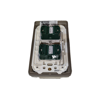 Panasonic 2 Gang Weatherproof Outlet 16A 250V with Cover