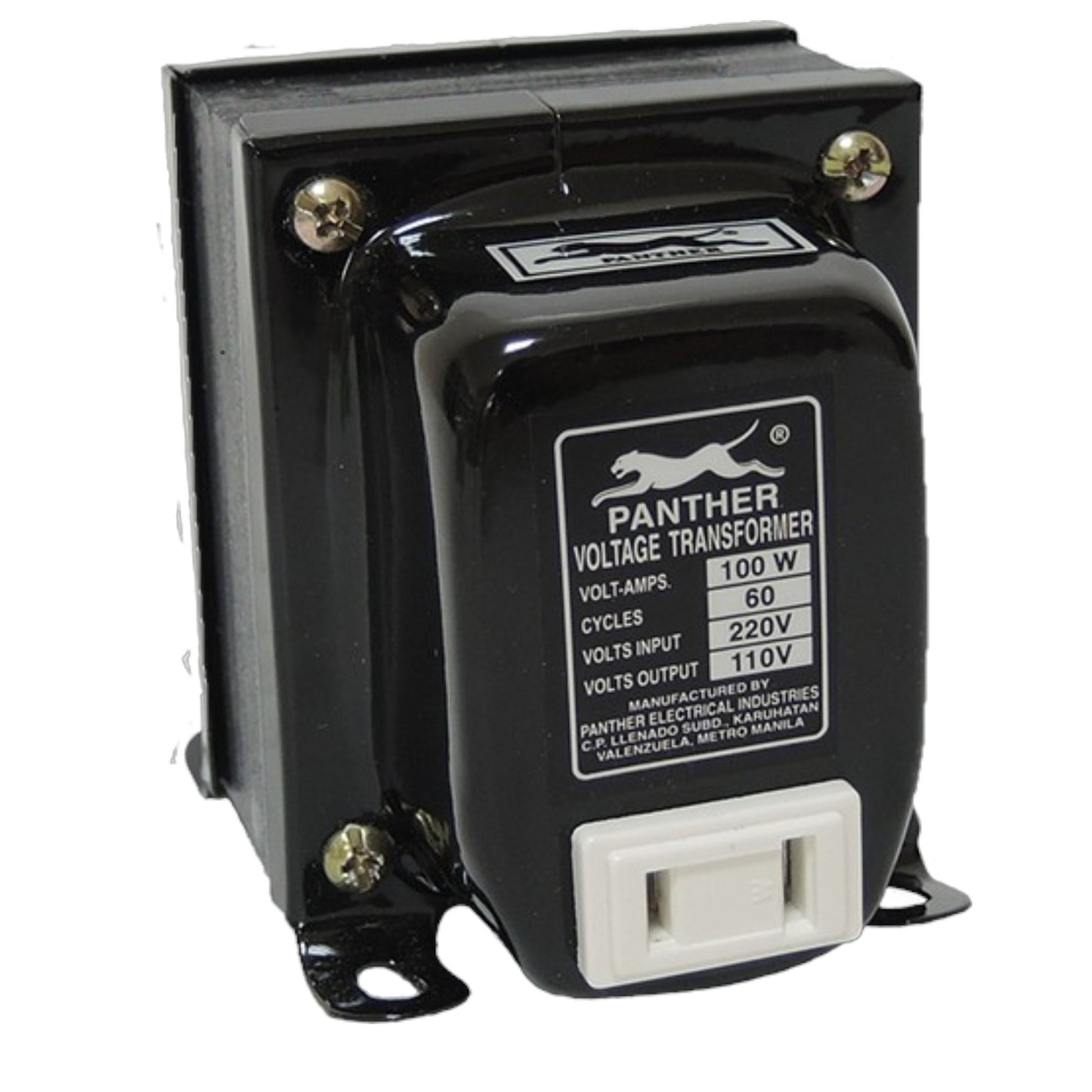 Panther 100W Fixed Type  Step-Down & Step-Up Transformer 100W-110V Transformer, Input;220V Output: 110V