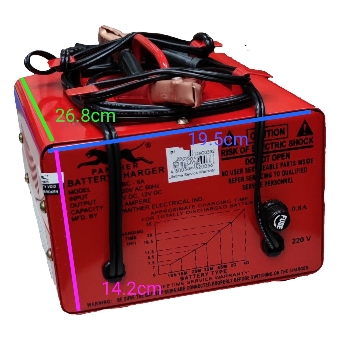Panther Battery Charger 24A 12V or 24V DC PBC24A For SM1 Batteries or Car Batteries Electx Electrical Supply