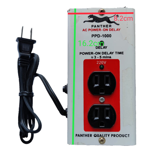 Panther Power On Delay Device PPD-1000 3-5 Mins Delay 1000VA 220V Electx Electrical Supply