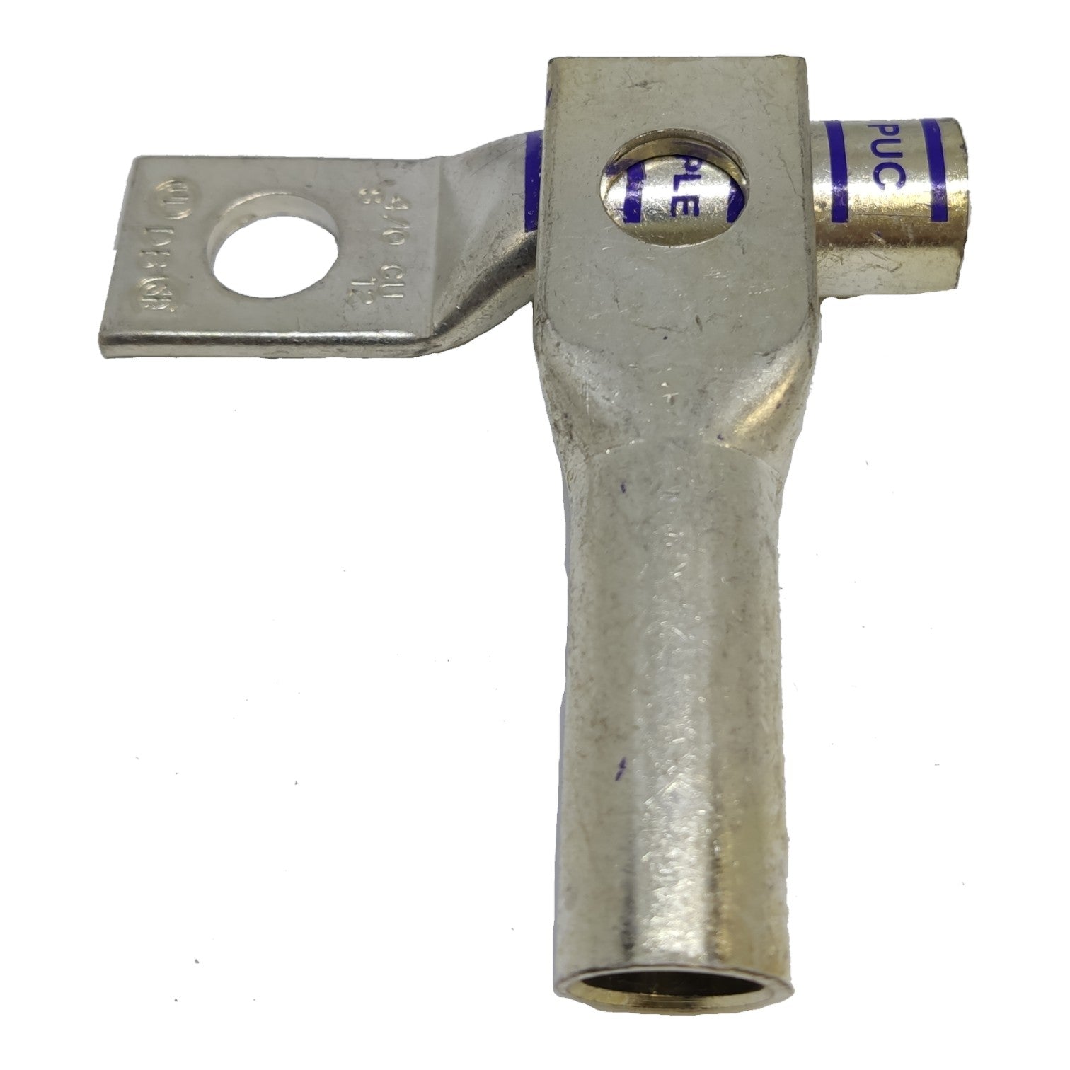 Penn Union Terminal Lugs BBLU-4/0S Long Barrel for AWG 4/0 or 100mm Wire 14mm Stud Crimp or Compression Type Electx Electrical Supply