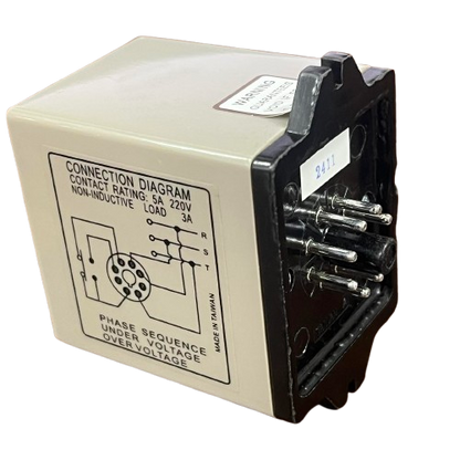 Phase Sequence Under JKN Voltage Over Voltage Protection Relay 220V Voltage Monitor Relay 8 Pins