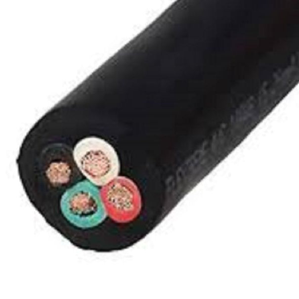 14mm 4 core royal cord - 1 Roll from Phelps Dodge with four color-coded copper wires for versatile electrical use