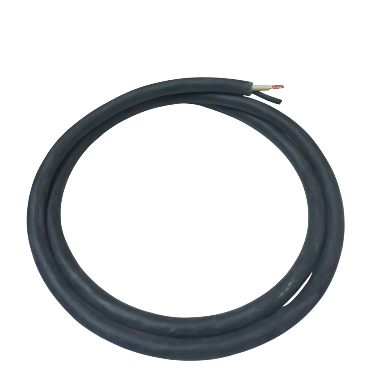 Phelps Dodge royal perma cord 8mm 2 core black electrical wire with copper conductor