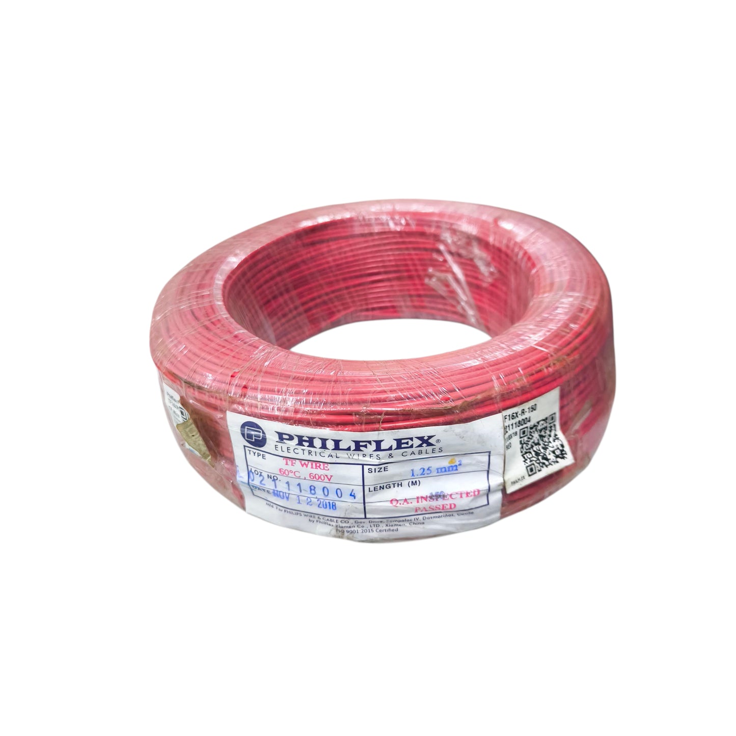 Philflex TF wire 16/7 1.25mm, Hook Up TF wire 1.25mm Red PXTF16/7R