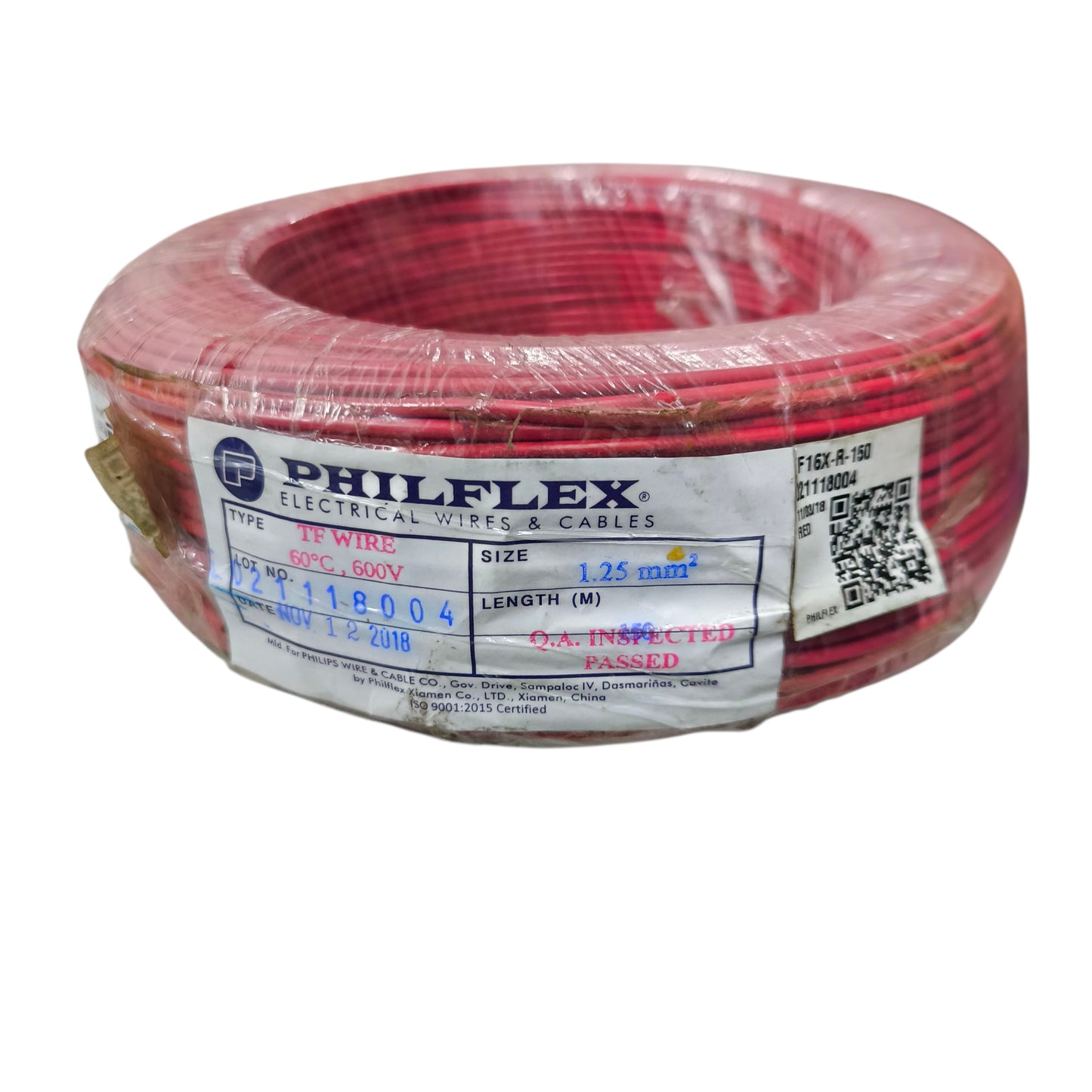 Philflex TF wire 16/7 1.25mm, Hook Up TF wire 1.25mm Red PXTF16/7R