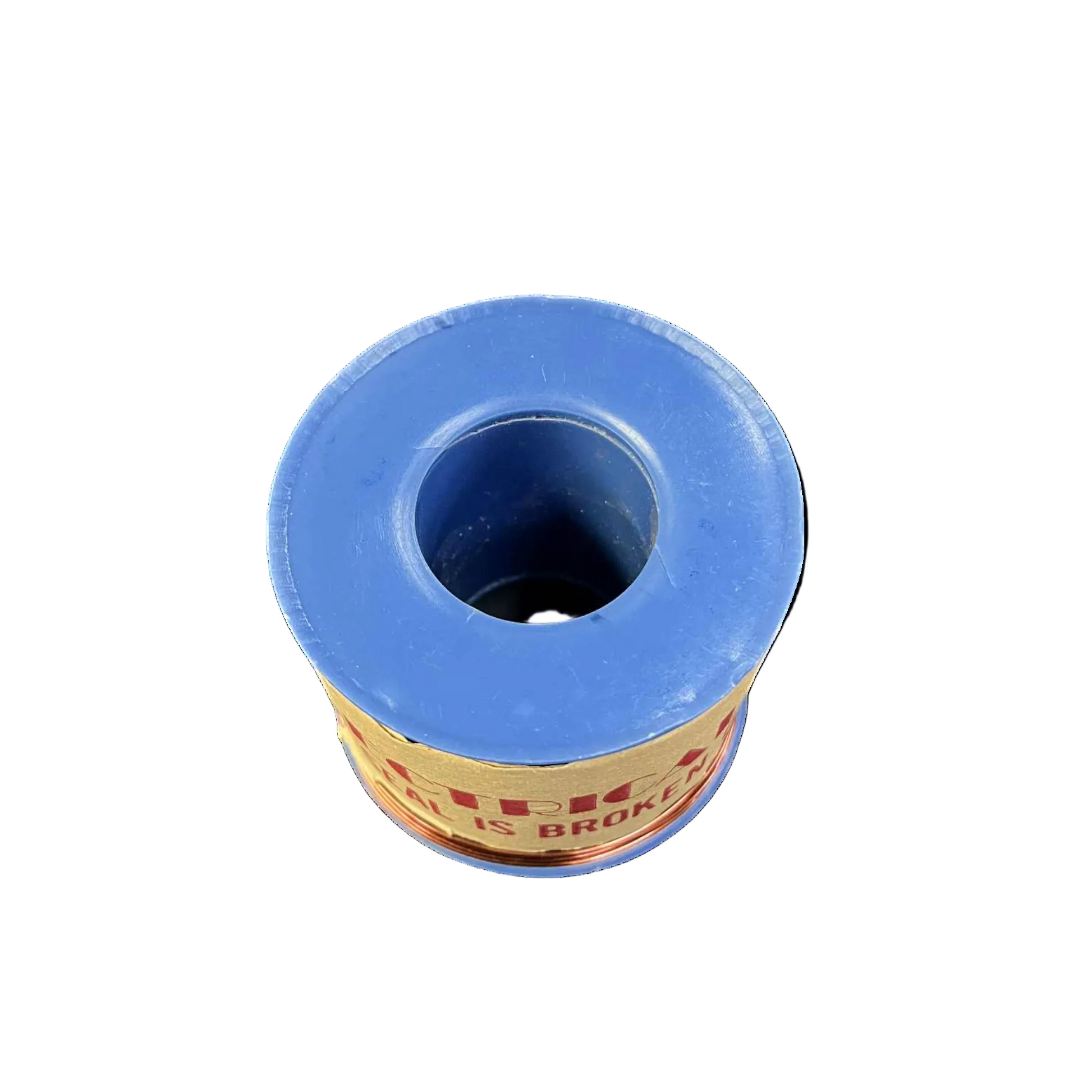 Philflex magnet wire AWG 23 1 KG spool showing durable blue insulation for wiring applications