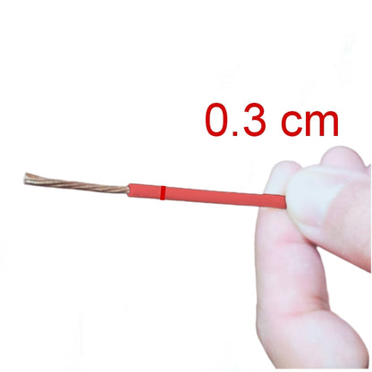 Red Philflex 2.0mm THHN AWG 14/7 stranded wire size reference photo