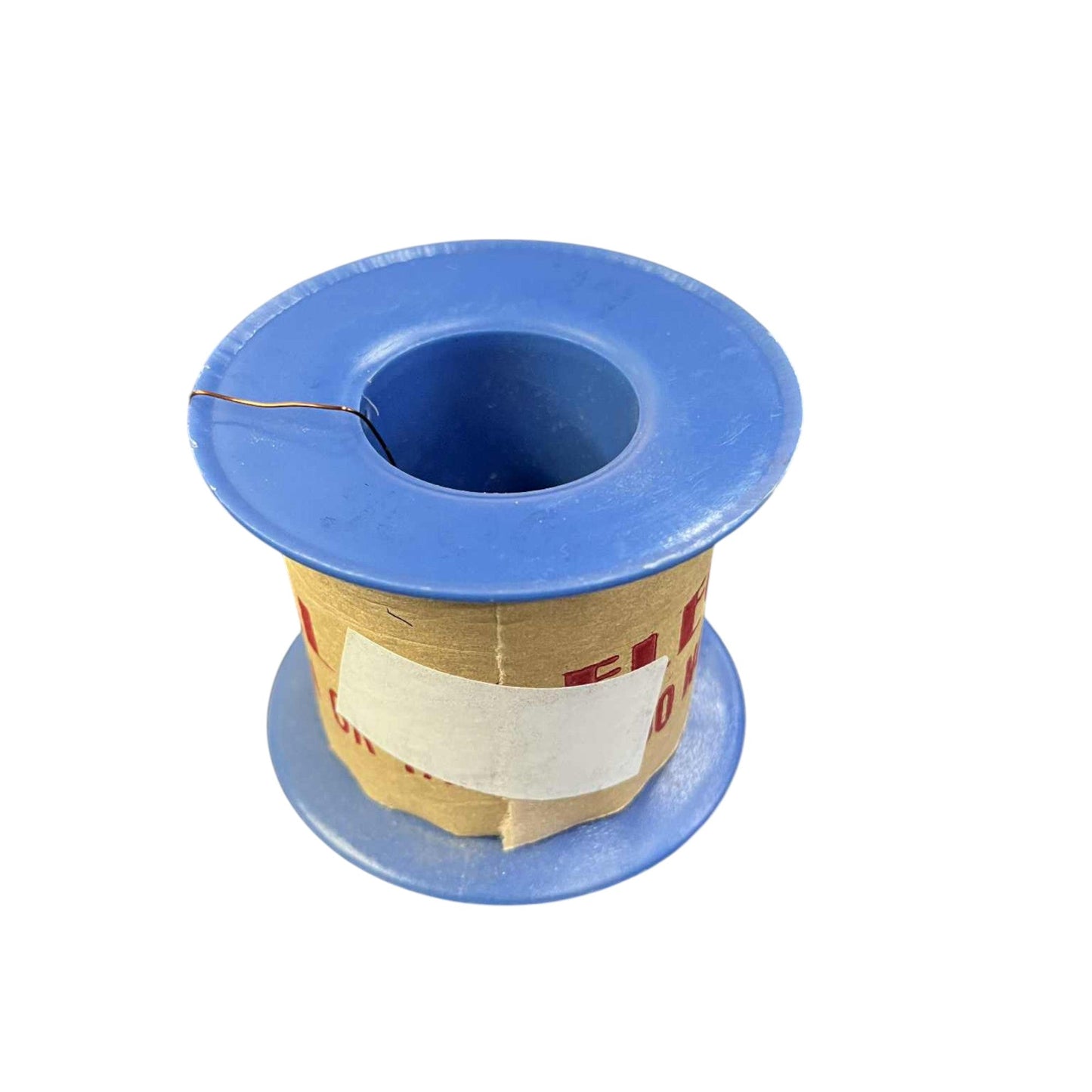 Spool of thread on a white background