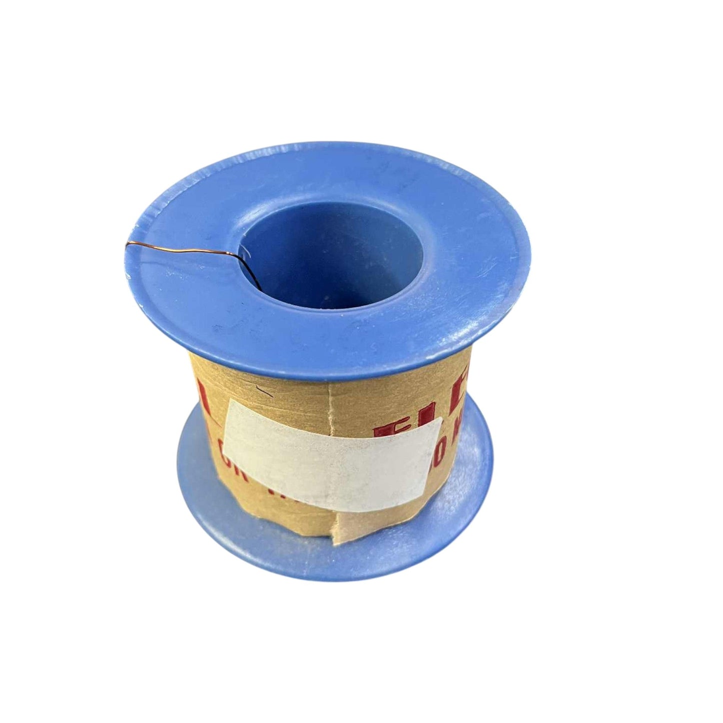 Spool of thread on a white background Philflex 200 Grams Magnet Wire AWG 26 Enameled Copper Wire 0.40mm Heavy Formix Approx 165.29 Meters Per Roll Electx Electrical Supply