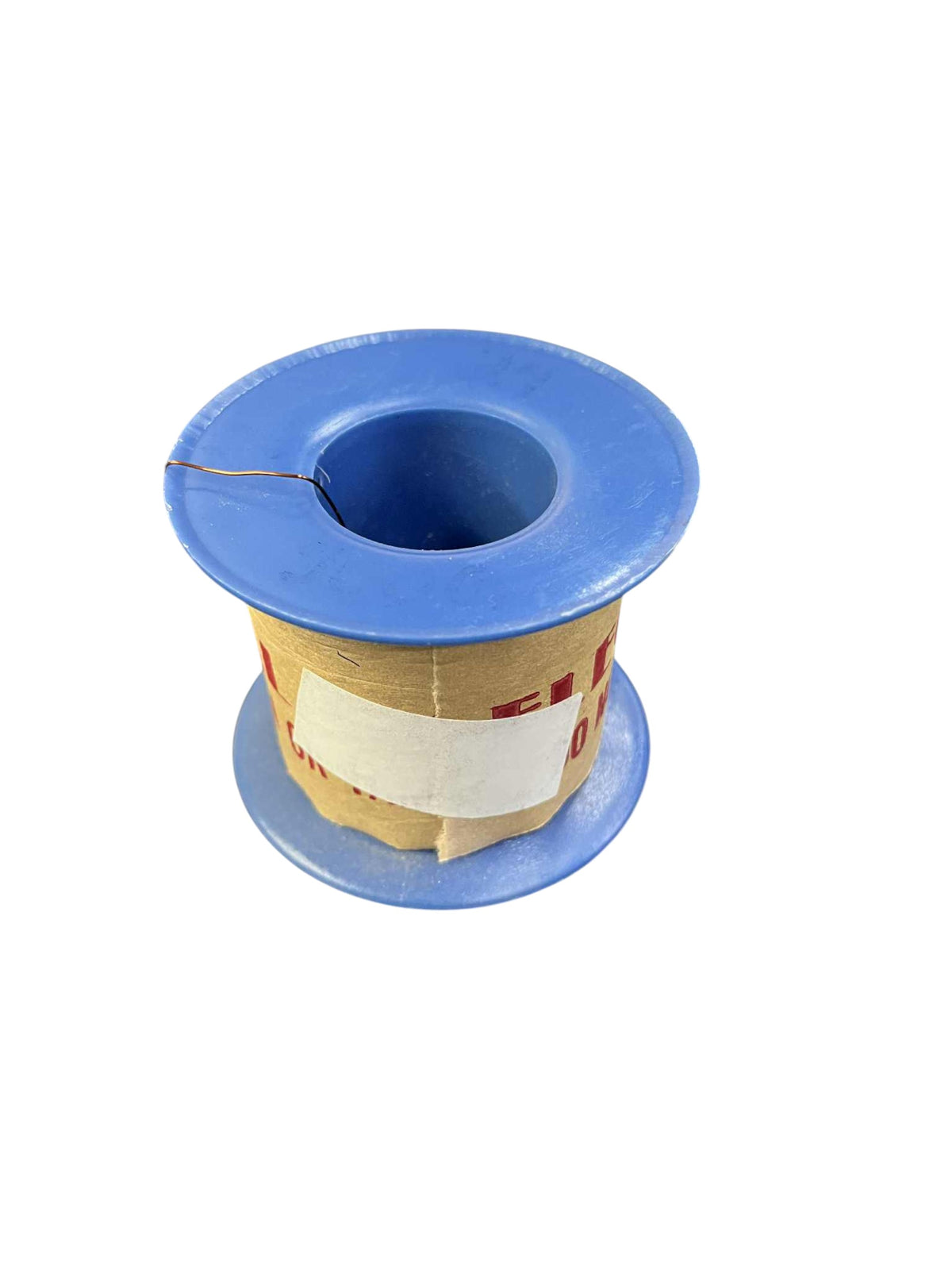 Spool of thread on a white background