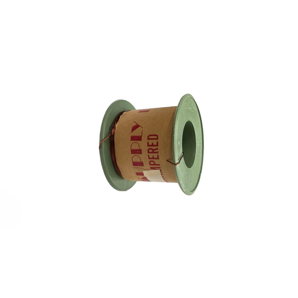 Spool of copper wire on a white background Philflex 50 Grams Magnet Wire AWG 40 Enameled Copper Wire 0.08mm Single Formix Approx 1111.11 Meters Per Roll Electx Electrical Supply