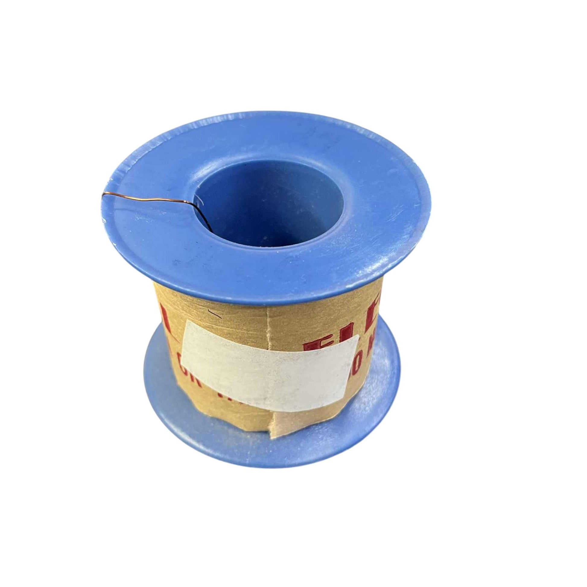 Spool of thread on a white background