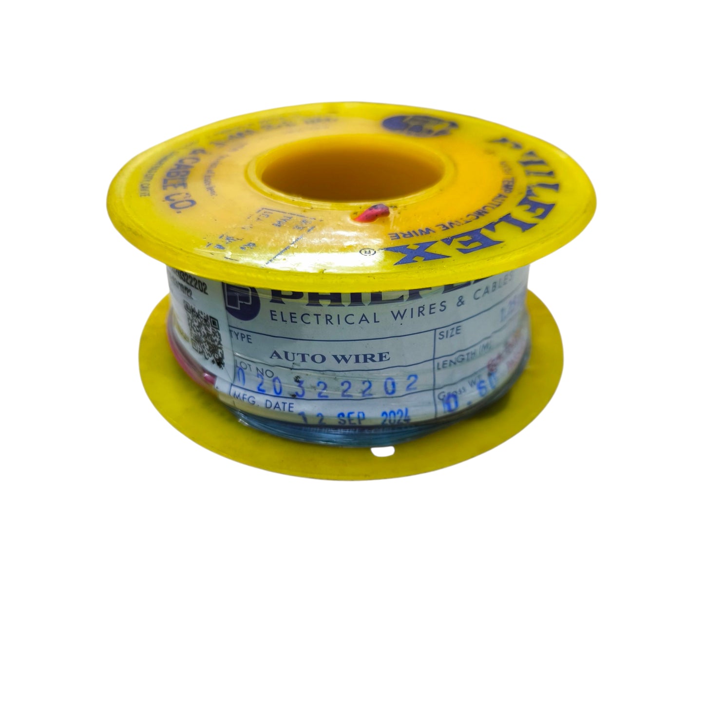 Philflex Auto Wire AWG 16 ( 1.25mm) Automotive Wire Auto Wire Red 30 Meters 1 Roll