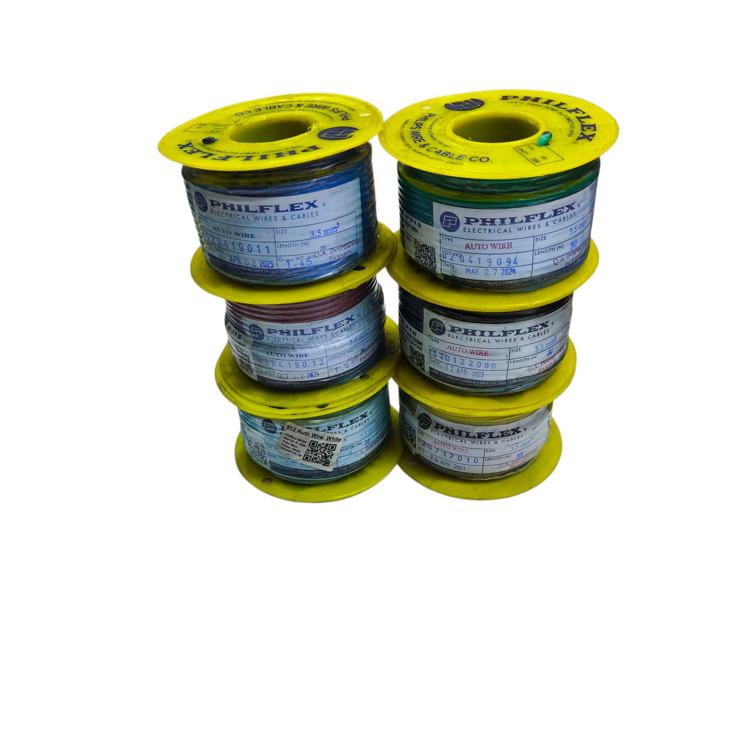 Philflex Autowire AWG 12 ( 3.5 mm) Automotive Wire Auto Wire Blue 30 Meters 1 Roll Electx Electrical Supply