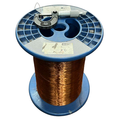 Philflex 800 Grams Magnet Wire AWG 26 Enameled Copper Wire 0.40mm Heavy Formix Approx 661.16 Meters Per Roll