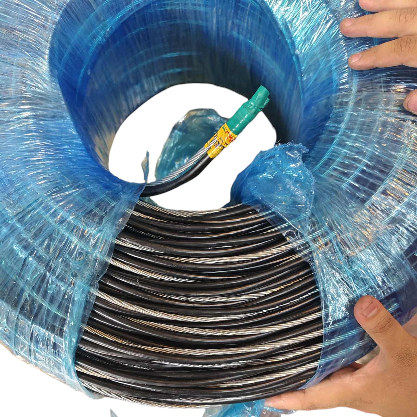 Philflex Service Drop Wire Triplex AWG 6/7 14mm 2 Cable Insulated and 1 Bare 300 meters