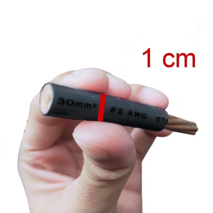 Philflex THHN Wire 30mm AWG 2 Stranded (Per Meter) Black Electx Electrical Supply