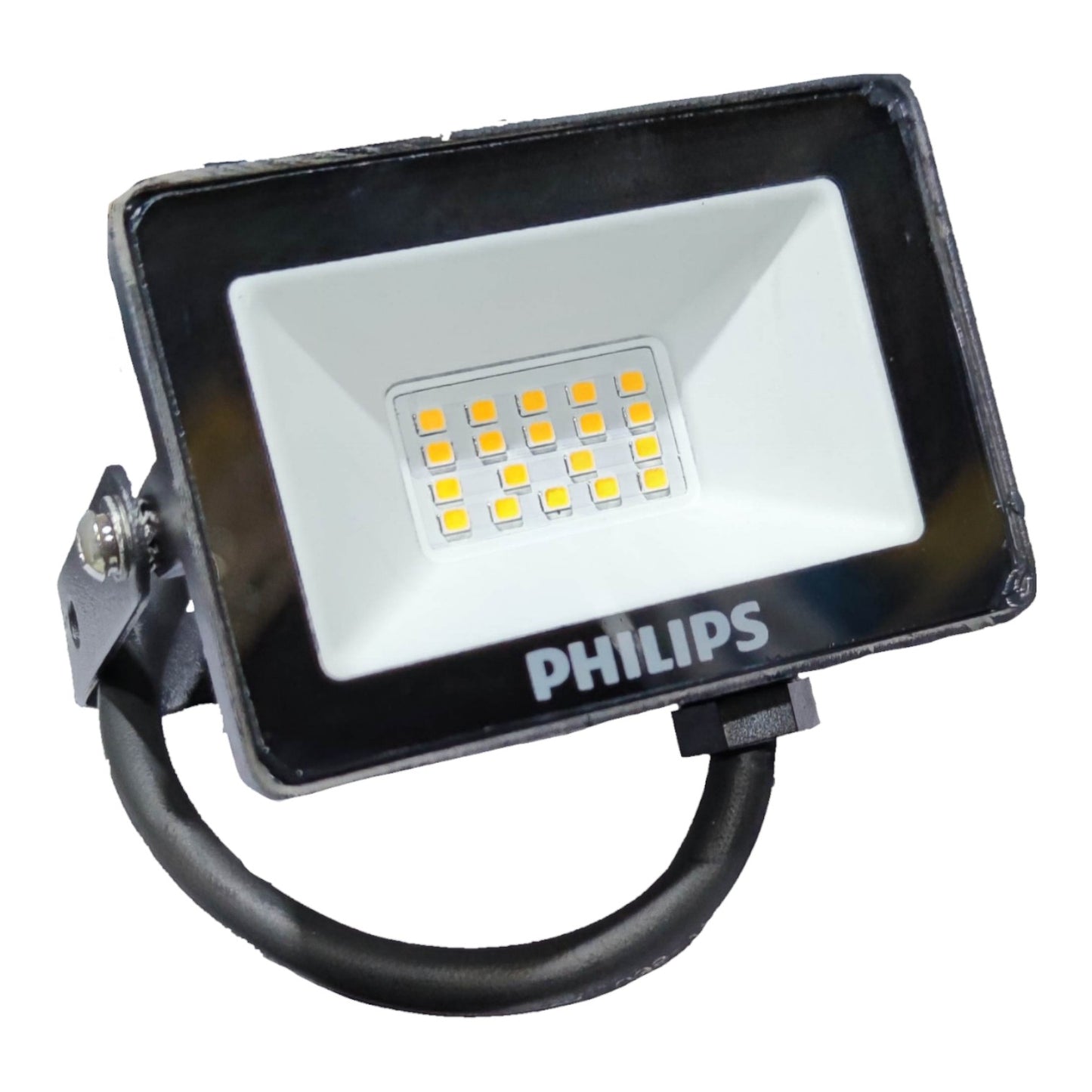 Philips LED flood light on a white background