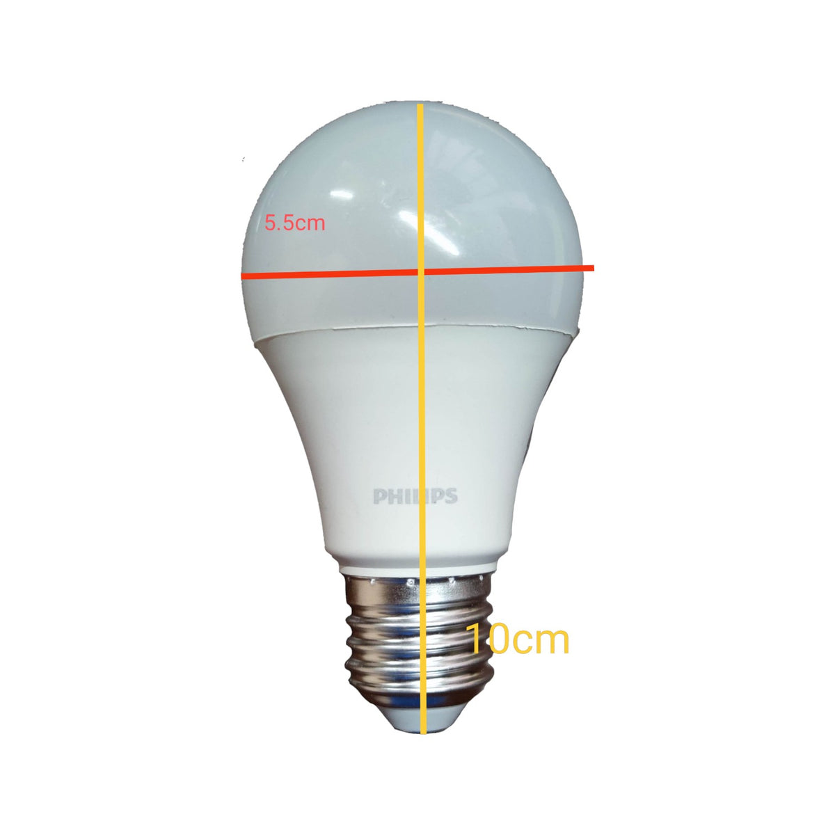 Philips 13W LED bulb daylight 6500K 220V in white with a rounded design and standard base