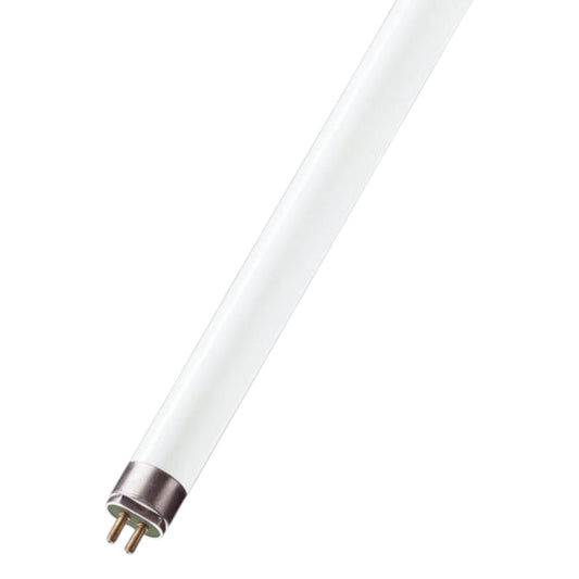 White fluorescent light bulb on a white background