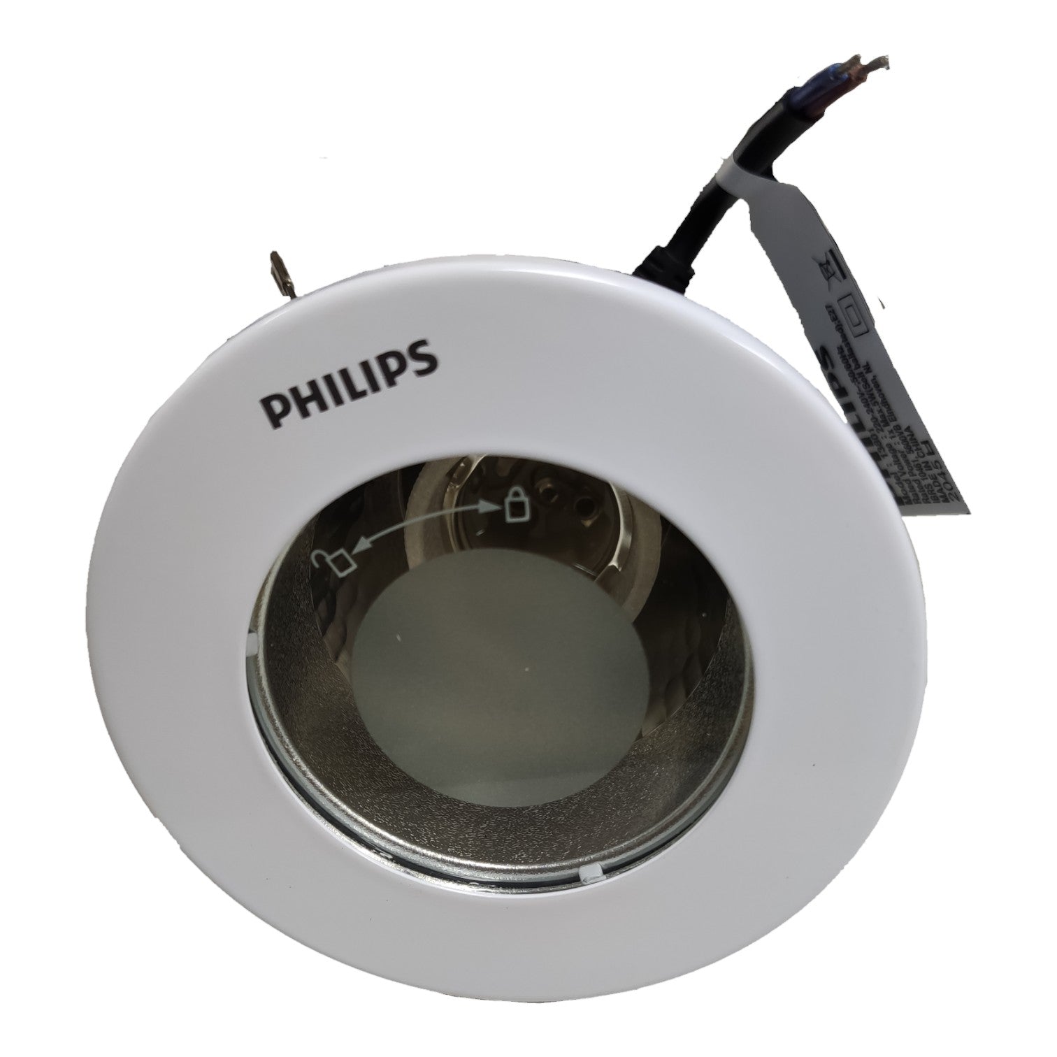 Philips recessed light fixture on a white background
