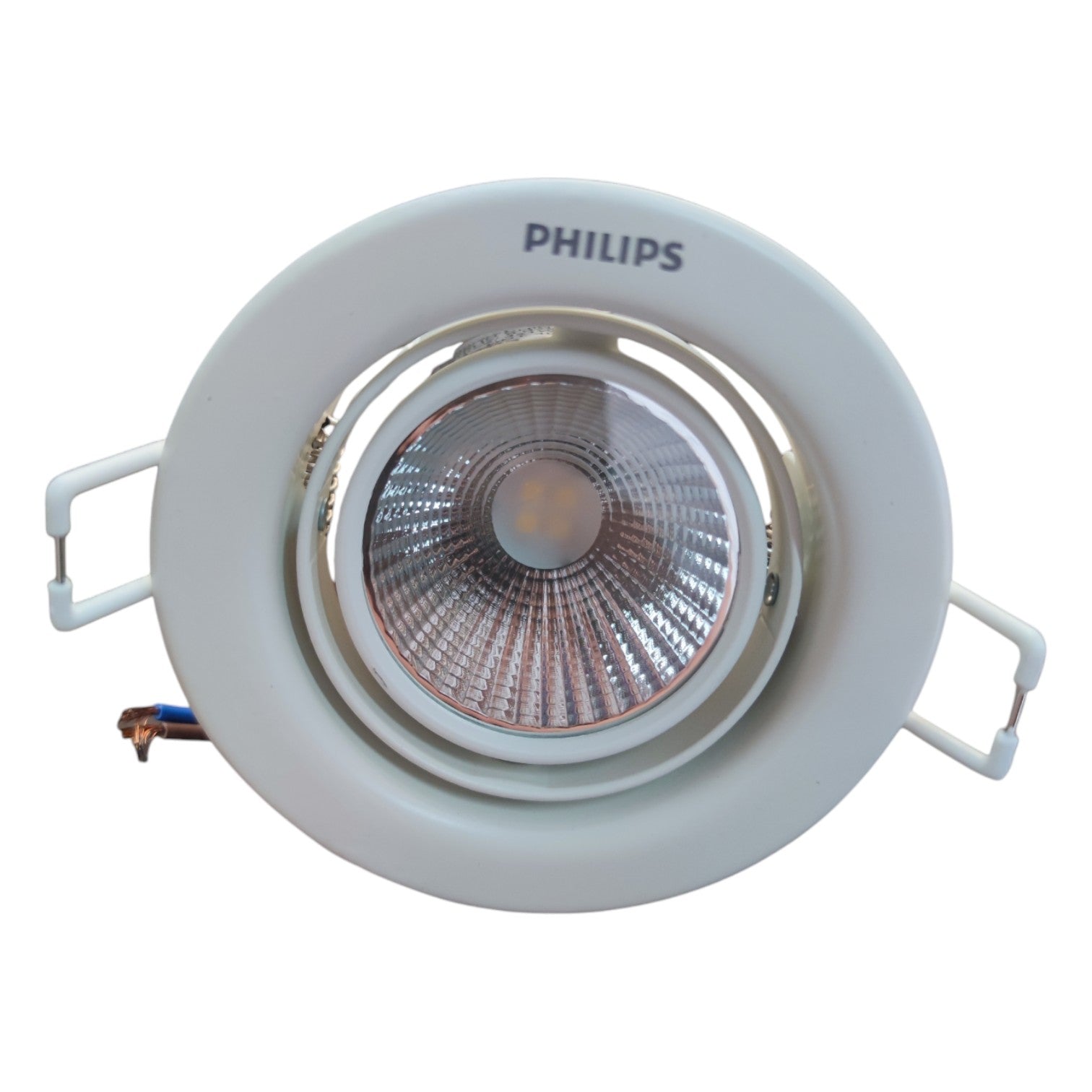 Philips LED downlight on a white background